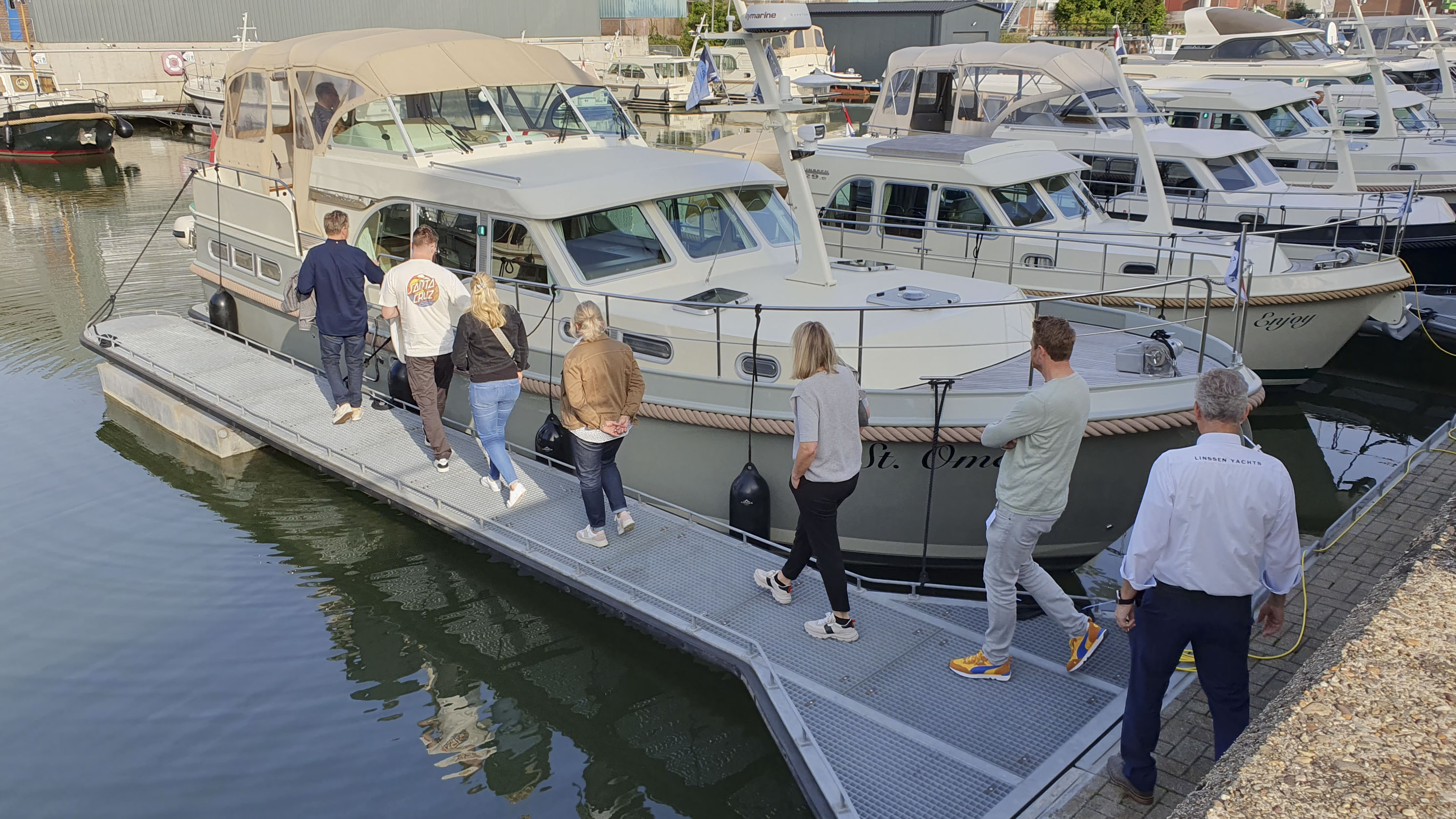 Linssen River Trials 2024. Proefvaren met een Linssen motorjacht